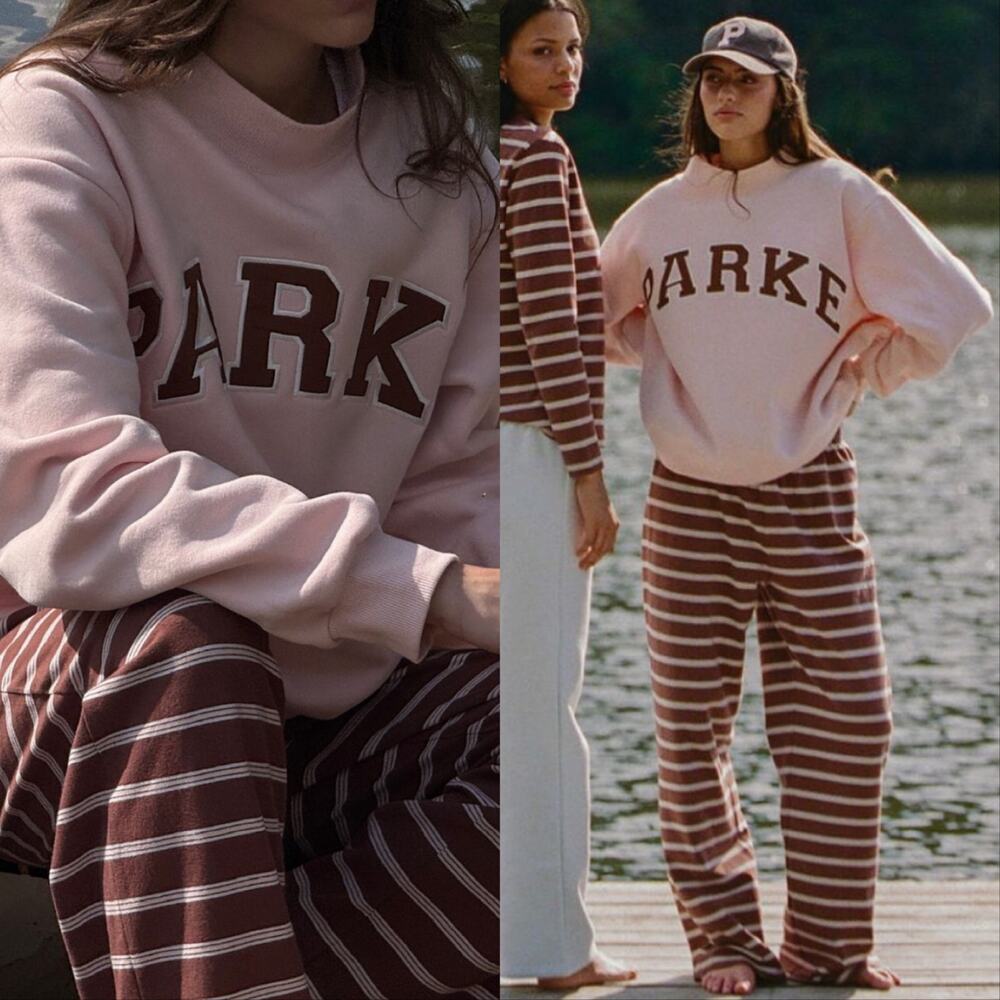 New Parke Rose Mocha Mockneck Pink